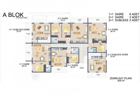 Penthouse for sale  in Girne, Northern Cyprus, 1 bedroom, 90m2, No. 206619 – photo 26