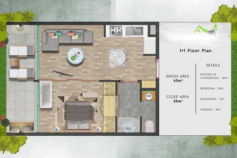 Daire   Esentepe, Girne,  №210659 - 25