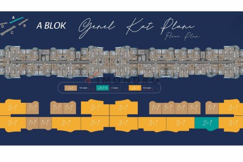 Продажа квартиры  в Пендике, Стамбуле, Турция 2+1, 96м2, №194297 – фото 24