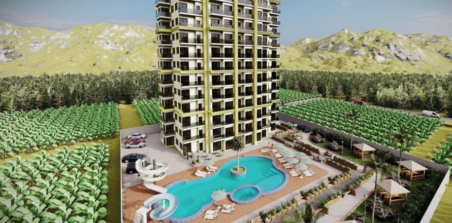 Takleilighet  i Mahmutlar, Antalya, Tyrkia Nr. 208627