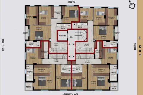 Продажа пентхауса  в Анталье, Турция 4+1, 190м2, №192270 – фото 9