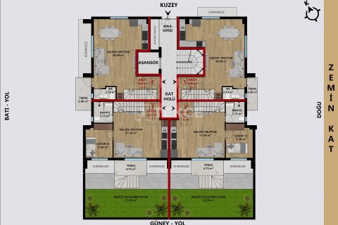 Продажа пентхауса  в Анталье, Турция 4+1, 190м2, №192270 – фото 5