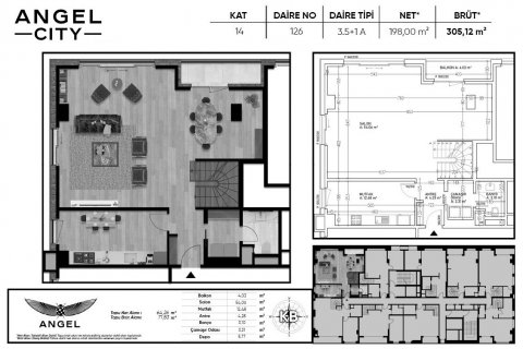 3+1 Wohnung in Angel City, Atasehir, Istanbul, Türkei Nr. 189605 - 2