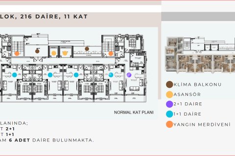 2+1 Wohnung  in Aksu, Antalya, Türkei Nr. 192557 - 25