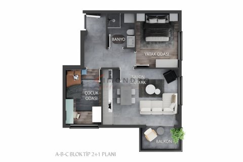 Продажа квартиры  в Манавгате, Анталье, Турция 1+1, 60м2, №193783 – фото 14