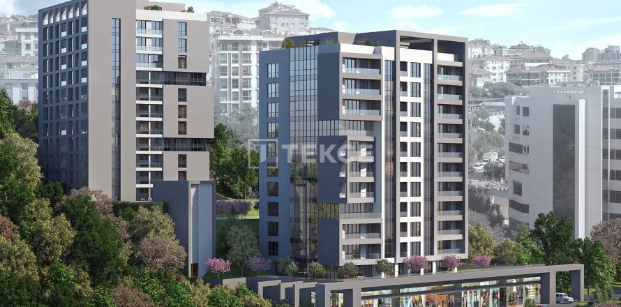 Квартира  4+1 в Стамбуле, Турция №210474