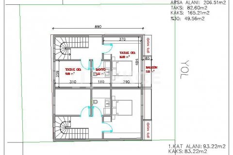 Продажа виллы  в Урле, Измире, Турция 2+1, 95м2, №210472 – фото 7