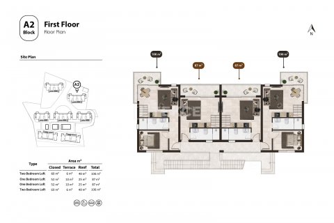 Apartment for sale  in Famagusta, Northern Cyprus, 1 bedroom, 52m2, No. 184810 – photo 21