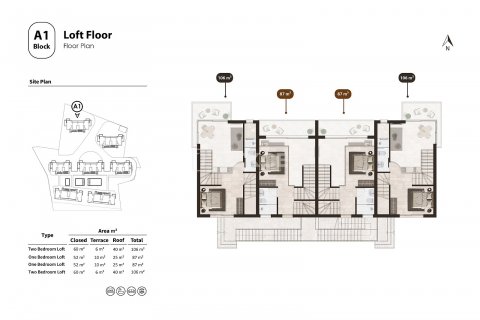 Apartment for sale  in Famagusta, Northern Cyprus, 1 bedroom, 52m2, No. 184810 – photo 18