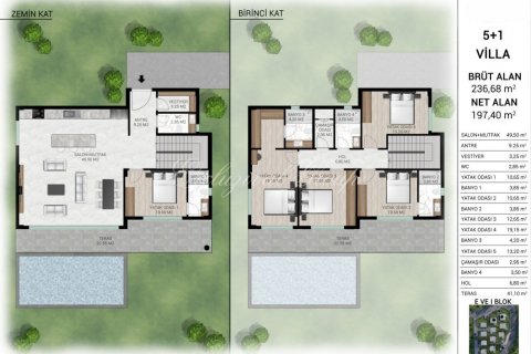 Продажа виллы  в Бодруме, Мугле, Турция 4+1, 160м2, №210520 – фото 9