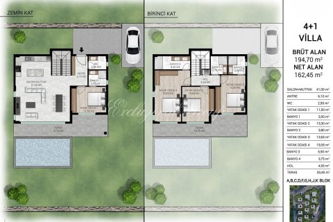 Продажа виллы  в Бодруме, Мугле, Турция 4+1, 160м2, №210520 – фото 10