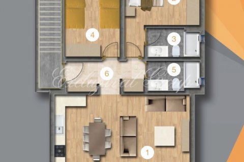 2+1 Lägenhet  i Bodrum, Mugla, Turkiet Nr. 210524 - 16