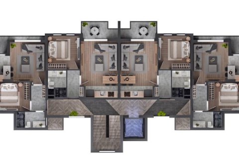 Apartment for sale  in Lara, Antalya, Turkey, 60m2, No. 208885 – photo 12