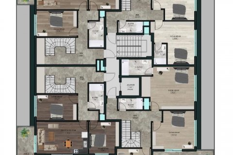 Продажа квартиры  в Авсалларе, Анталье, Турция 2 комн., 75м2, №209813 – фото 11