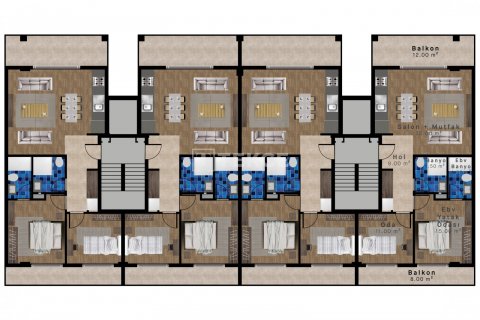 Продажа квартиры  в Бурсе, Турция 4+1, 254м2, №211634 – фото 10