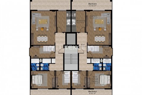 Продажа квартиры  в Бурсе, Турция 4+1, 254м2, №211634 – фото 11