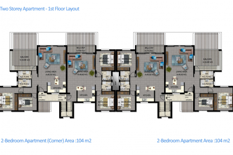 Wohnung  in Esentepe, Girne,  Nr. 211040 - 21