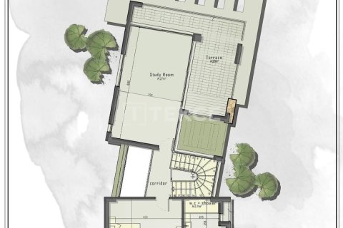 ویلا در  Girne ، ترکیه 3 خوابه ، 212 متر مربع.  شماره 44730 - 20