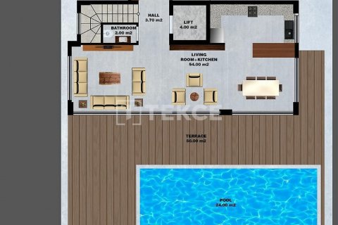 5+1 Villa  i Alanya, Antalya, Tyrkiet Nr. 146810 - 25