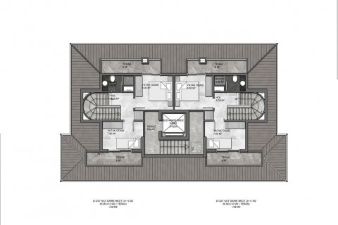 1+1 Lejlighed i Kargicak, Alanya, Antalya, Tyrkiet Nr. 114141 - 29