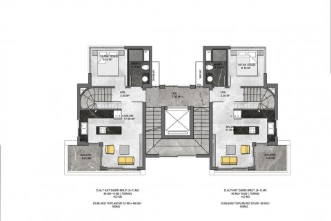 1+1 Lejlighed i Kargicak, Alanya, Antalya, Tyrkiet Nr. 114141 - 28