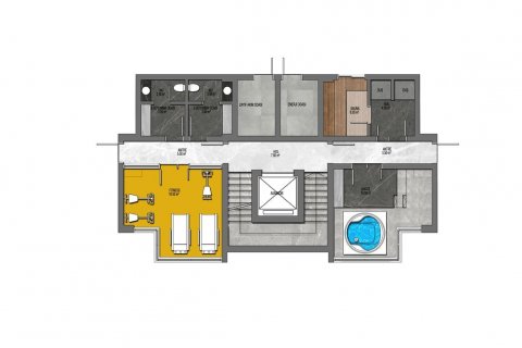 1+1 Lejlighed i Kargicak, Alanya, Antalya, Tyrkiet Nr. 114141 - 26