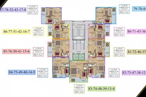 Продажа квартиры  в Аланье, Анталье, Турция 2 комн., 124м2, №210113 – фото 21
