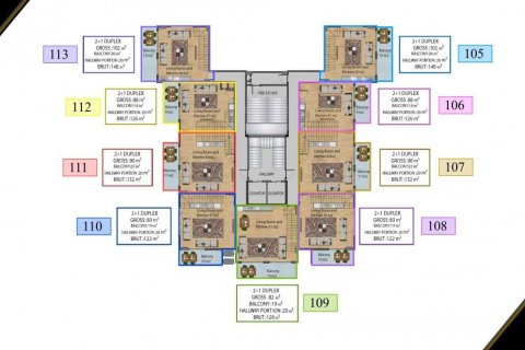 Продажа квартиры  в Аланье, Анталье, Турция 2 комн., 124м2, №210113 – фото 27