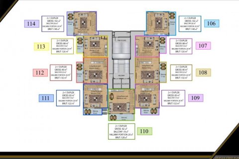 Продажа квартиры  в Аланье, Анталье, Турция 2 комн., 124м2, №210113 – фото 28
