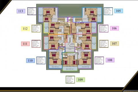 Продажа квартиры  в Аланье, Анталье, Турция 2 комн., 124м2, №210113 – фото 29