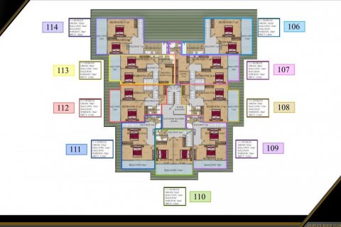 Продажа квартиры  в Аланье, Анталье, Турция 2 комн., 124м2, №210113 – фото 30
