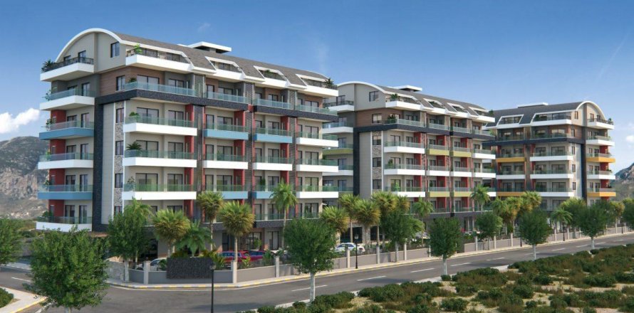 Квартира  2-х ком. в Аланье, Анталья, Турция №210119