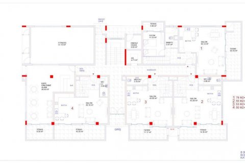 Продажа квартиры  в Аланье, Анталье, Турция 2 комн., 66м2, №210119 – фото 16