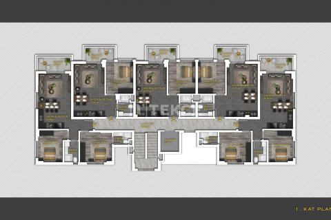 Dubleks daire  4+1  Alanya, Antalya, Türkiye №210374 - 15