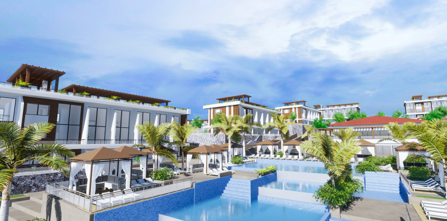 Квартира  2-х ком. в Эсентепе, Гирне, Северный Кипр №210568