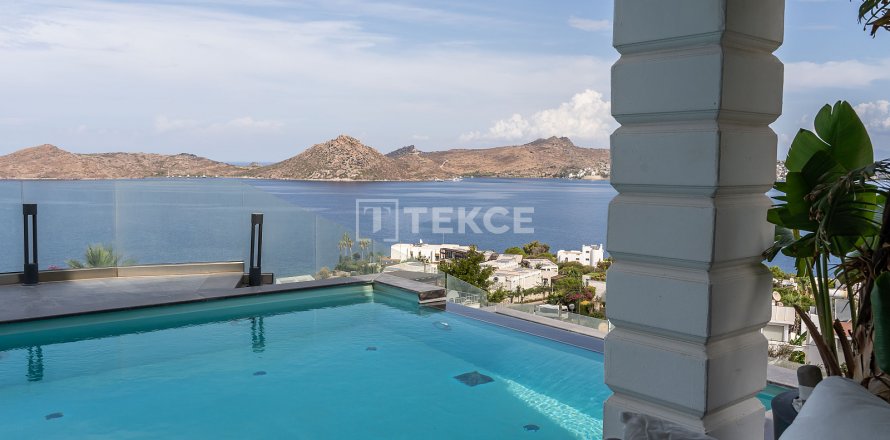 5+2 Villa  i Bodrum, Mugla, Tyrkiet Nr. 210201