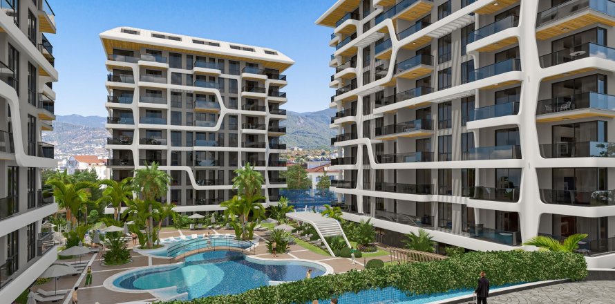 1+1 Apartment  in Alanya, Antalya, Turkey No. 211409