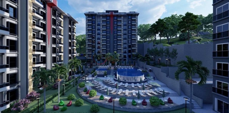 2+1 Lägenhet  i Alanya, Antalya, Turkiet Nr. 211407