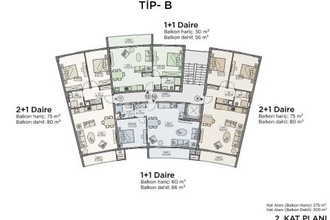 1+1 Penthouse  i Girne,  Nr. 190457 - 26