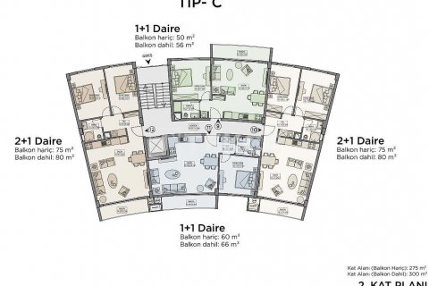 1+1 Penthouse  i Girne,  Nr. 190457 - 29