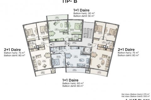 Dubleks daire  2+1  Girne,  №190460 - 25