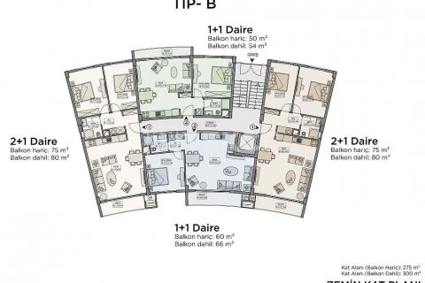 Apartment for sale  in Girne, Northern Cyprus, 1 bedroom, 64m2, No. 190456 – photo 24