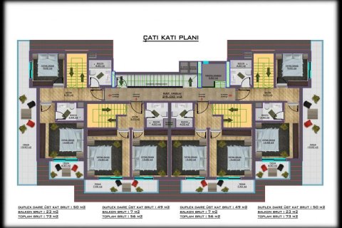 Lejlighed  i Avsallar, Antalya, Tyrkiet Nr. 208092 - 14