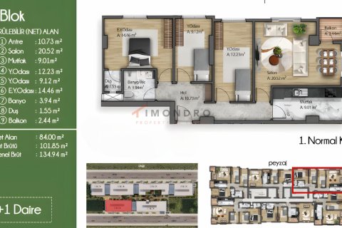 3+1 Wohnung  in Küçükçekmece, Istanbul, Türkei Nr. 193858 - 15
