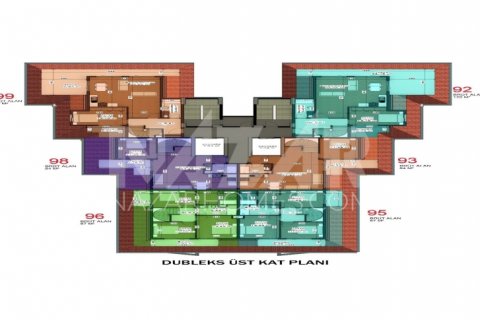 1+1 Wohnung  in Avsallar, Antalya, Türkei Nr. 189821 - 3