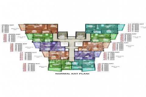 1+1 Wohnung  in Avsallar, Antalya, Türkei Nr. 189821 - 4
