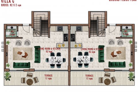 Villa  i Alanya, Antalya, Tyrkia Nr. 206970 - 10