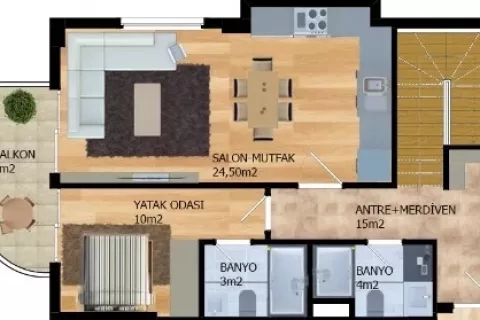 Apartment for sale  in Alanya, Antalya, Turkey, 4 bedrooms, 166m2, No. 189467 – photo 26