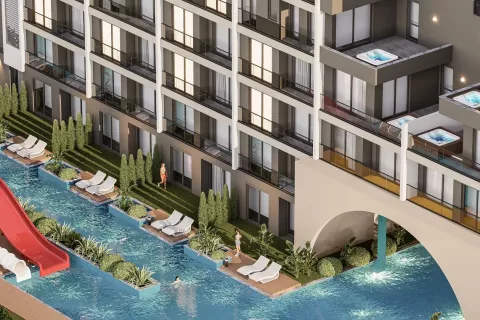 Продажа квартиры  в Аксу, Анталье, Турция 1+1, 58м2, №189423 – фото 17