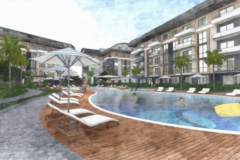 1+1 Lejlighed  i Alanya, Antalya, Tyrkiet Nr. 211469 - 12